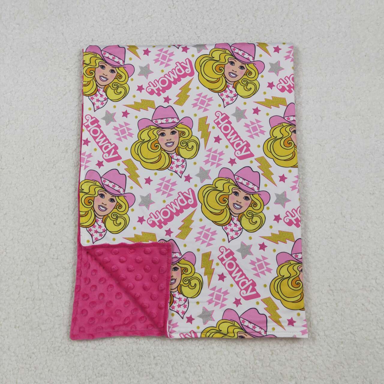 western pink Cartoon kids Blanket BL0067