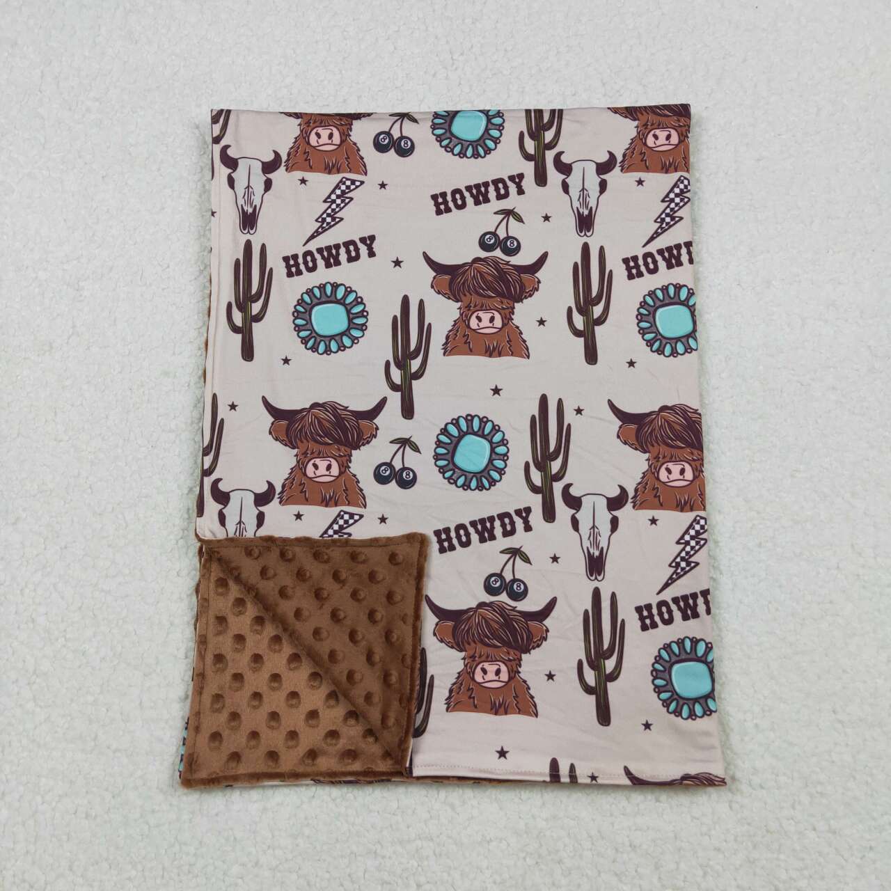 western Cow kids Blanket BLO153