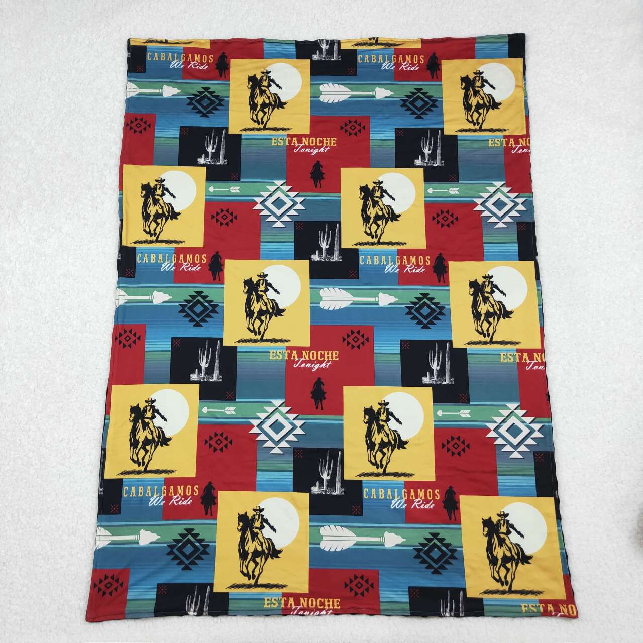 western Cow kids Blanket BL0078