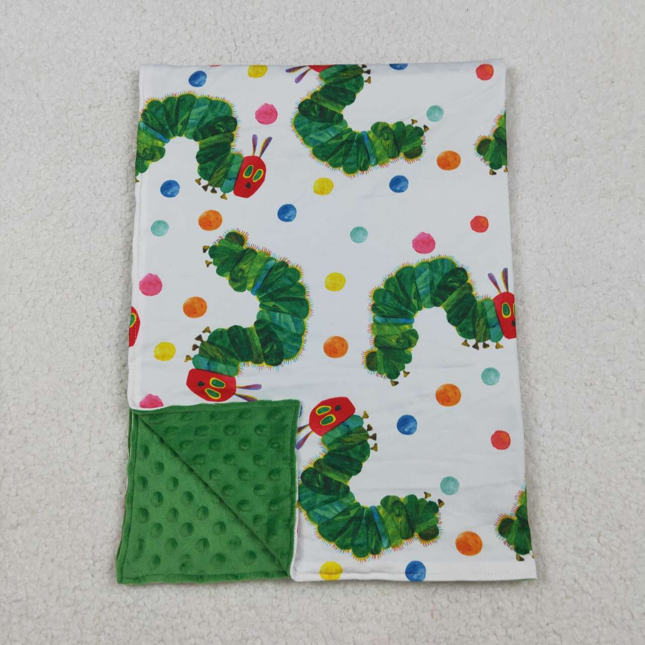 Caterpillar Green kids Blanket BL0202