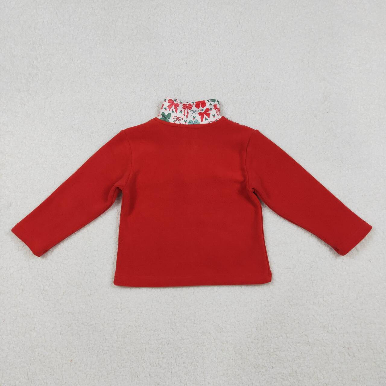 Fall winter Red Bow Half zip Sherpa GT1150