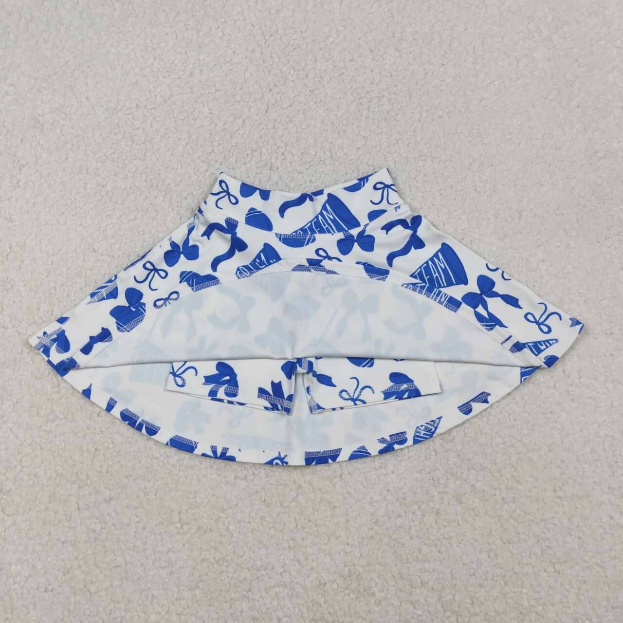 Football Blue Athletic Girls Skort GLK0138