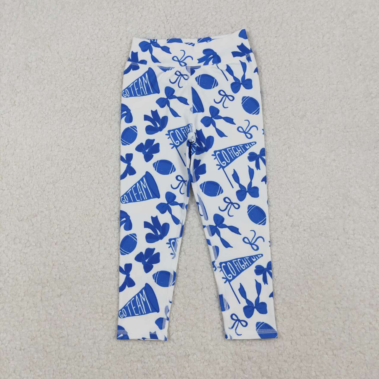 Football leggings Blue Yoga Bell Pants P0845