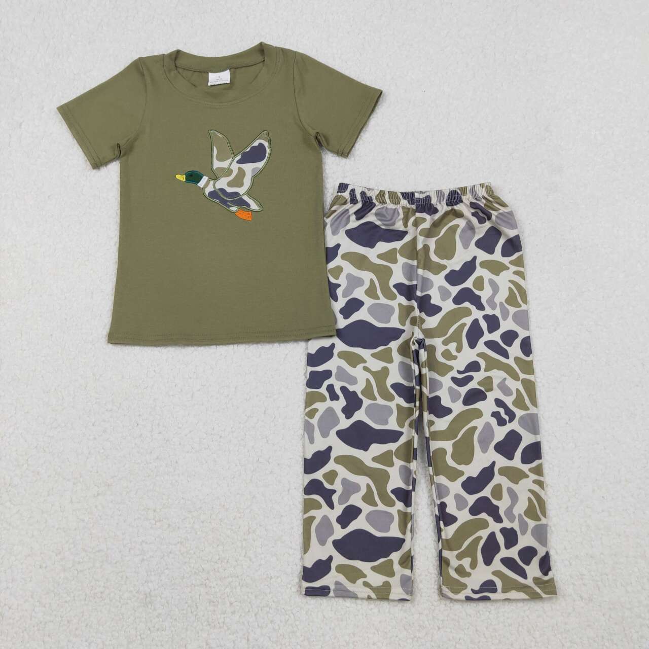 Camo embroidery Duck Boys set BSPO0583