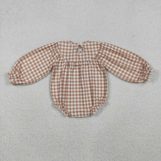 Thanksgiving Smock  turkey baby romper LR2205