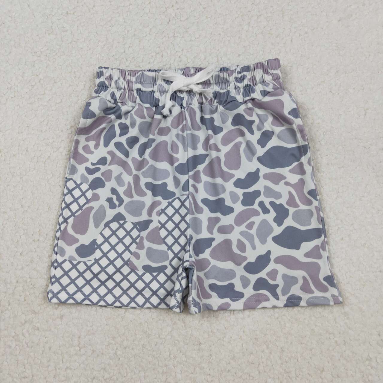 Grey Camo boys Short SS0647