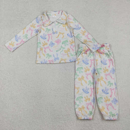 colorful Bow Long Sleeve set GLP2886