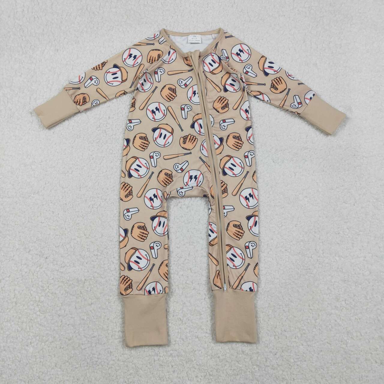 Baseball long sleeve Baby Romper LR2816