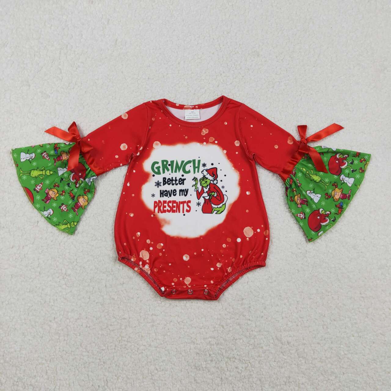 Christmas Red Cartoon Baby Romper LR1893