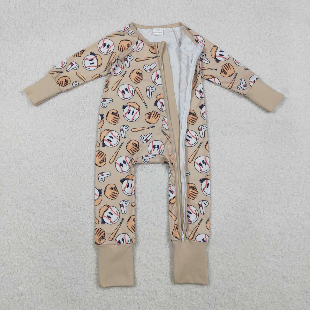 Baseball long sleeve Baby Romper LR2816