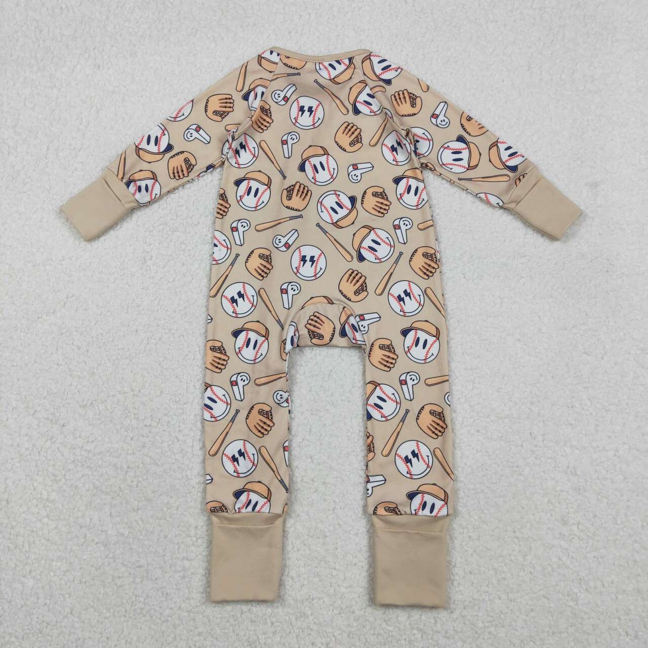 Baseball long sleeve Baby Romper LR2816