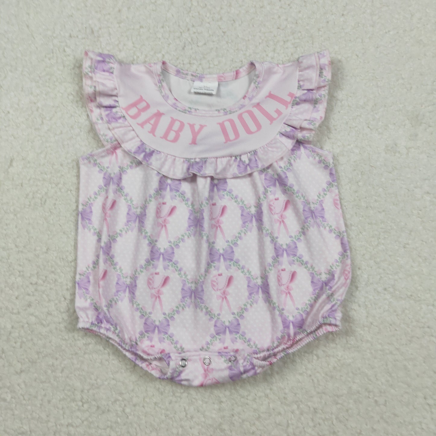 Flower baby sleeveless baby Romper SR3292