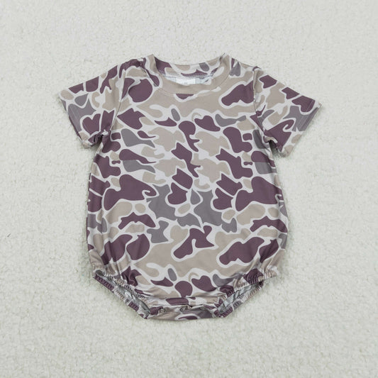 Camo Short Sleeve Baby Romper SR3448