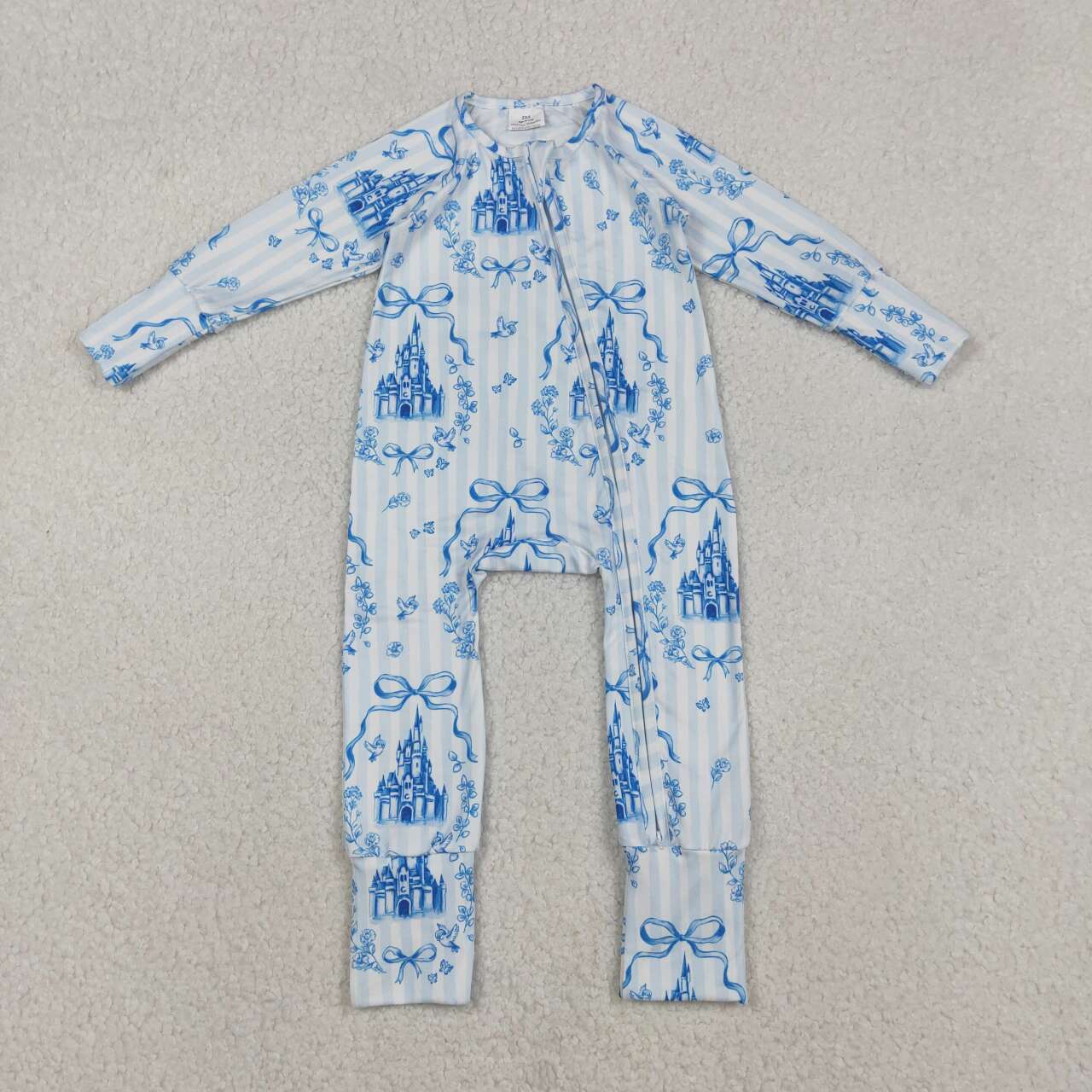 blue castle baby Romper LR2661