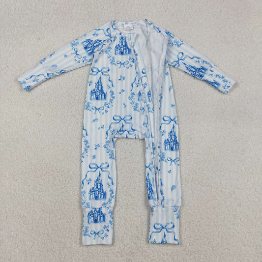 blue castle baby Romper LR2661