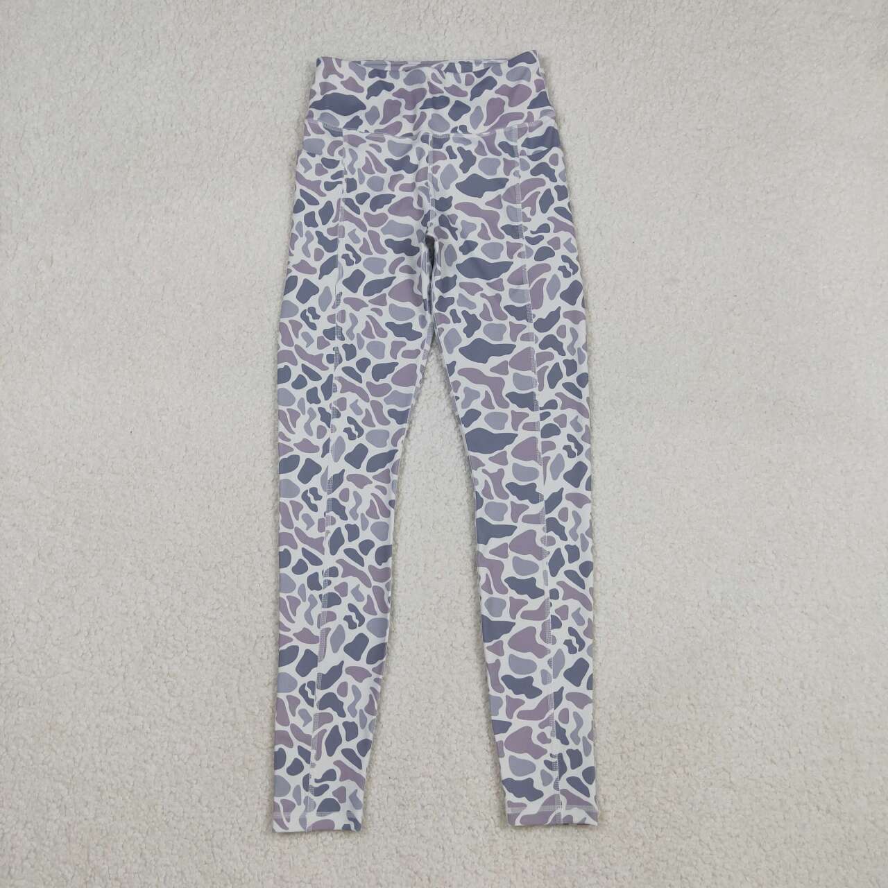 Adult Grey Camo leggings for women P0898