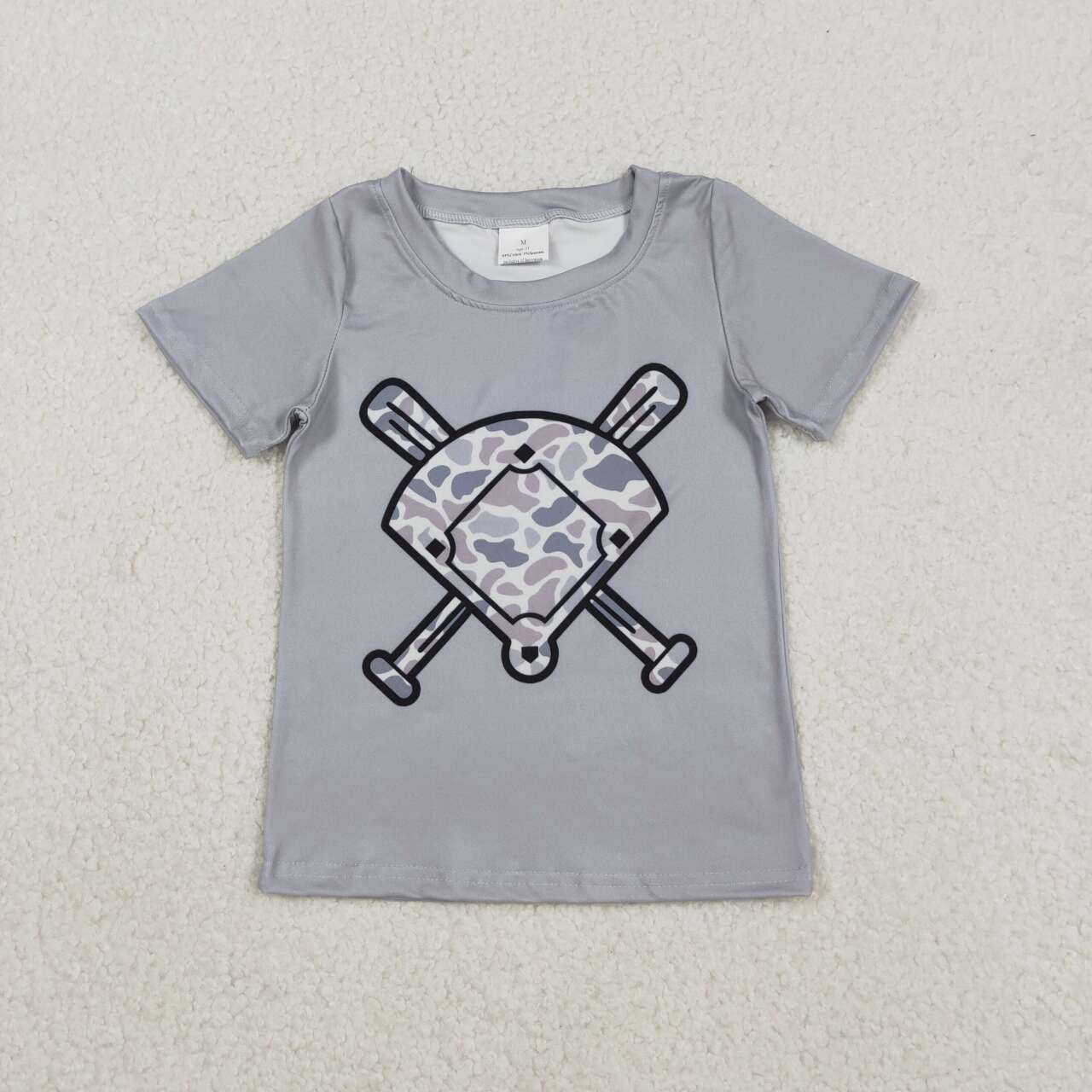 Grey Camo Short Shirt BT1421
