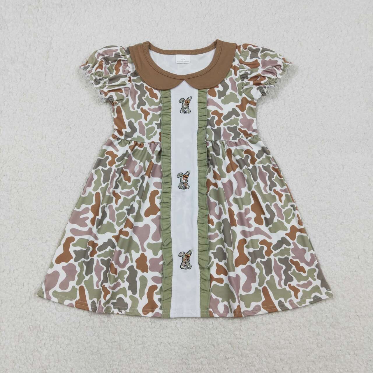 Easter embroidery Bunny Girls dress GSD2852