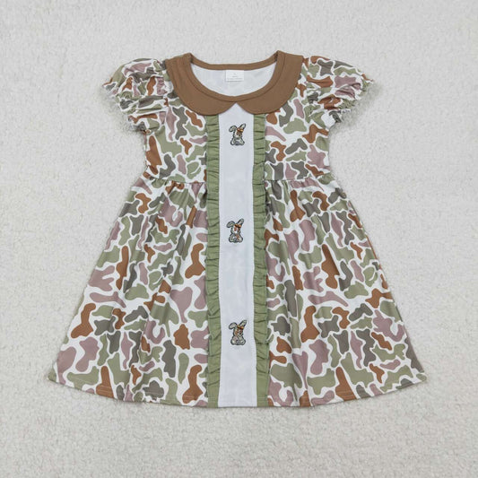 Easter embroidery Bunny Girls dress GSD2852
