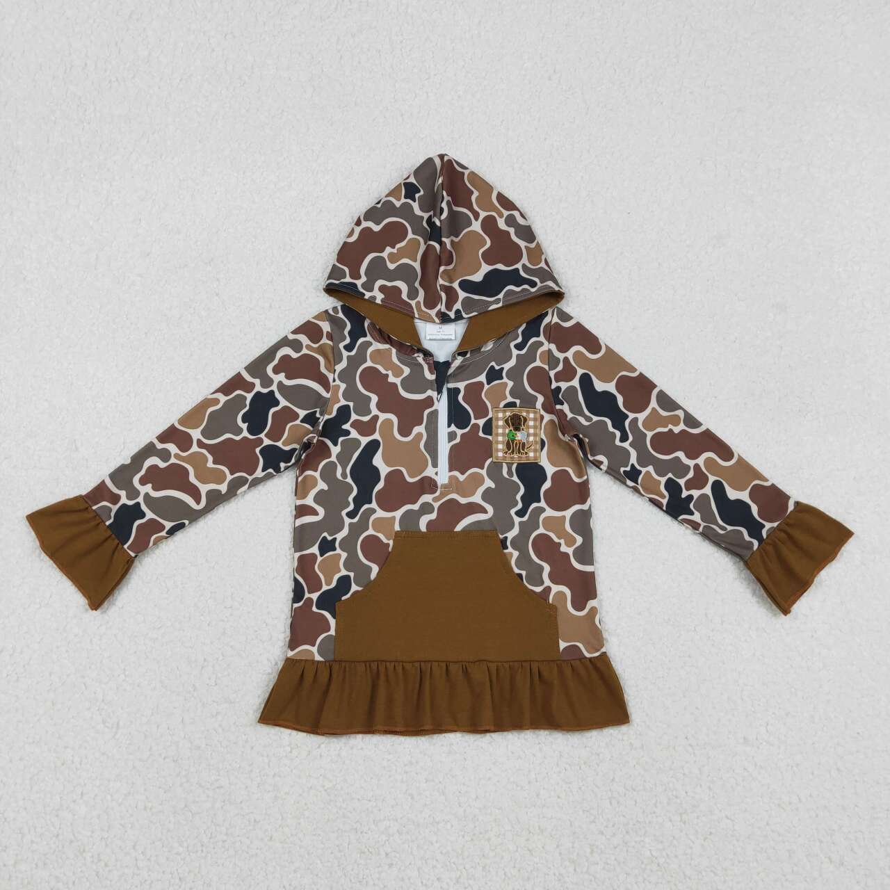 Camo embroidery Dog Long Sleeve hoodies GT1132