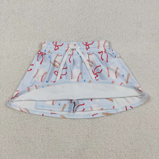 Athletic Baseball Bow girl shorts GLK0169