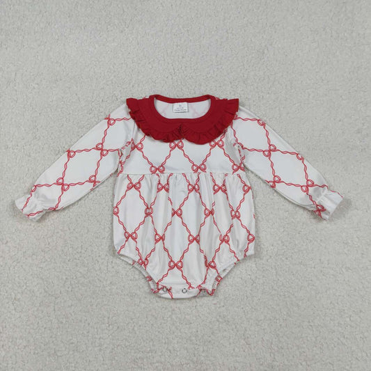 Red Bow baby Romper LR2725