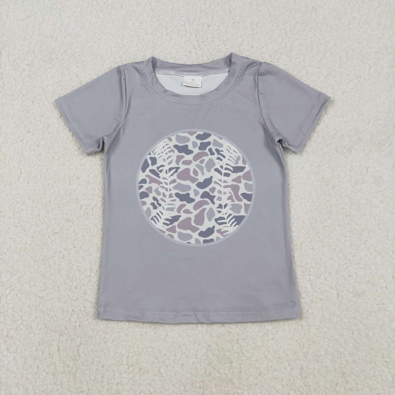 Grey Camo Short Shirt BT1430
