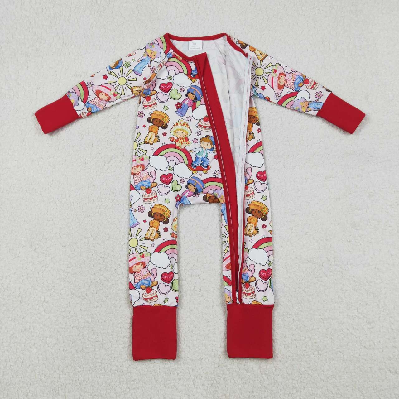 Cartoon Full Zipper Baby Romper LR2852