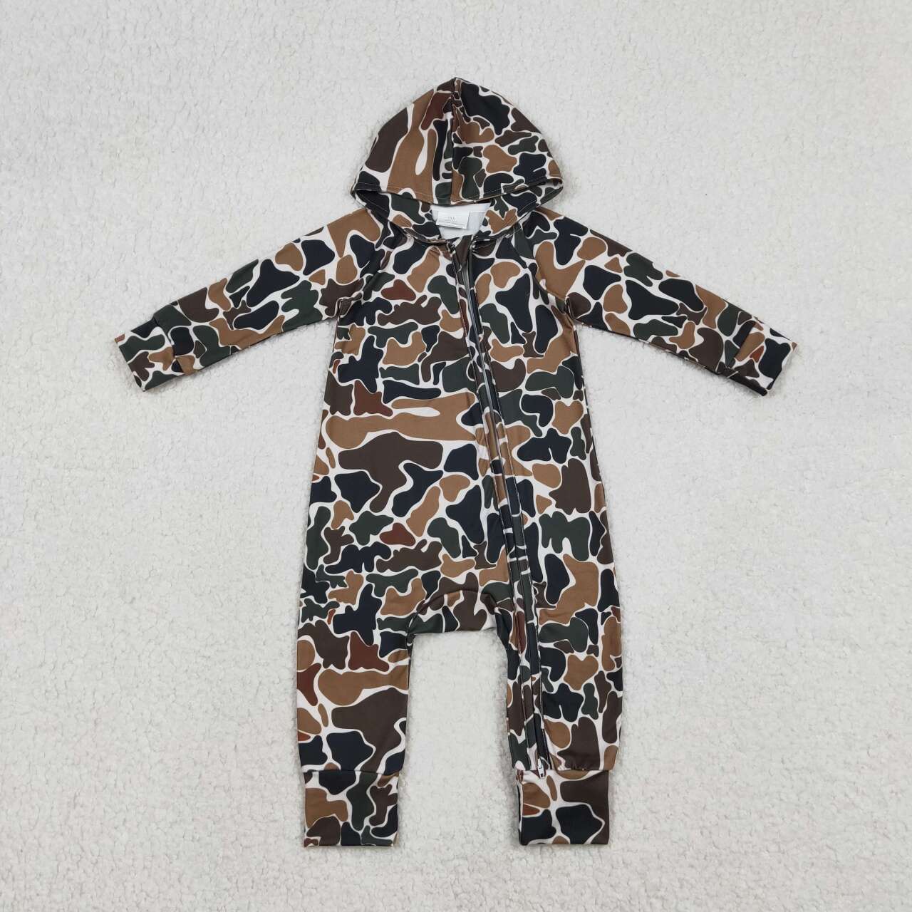 Camo long Sleeve baby Romper LR2815