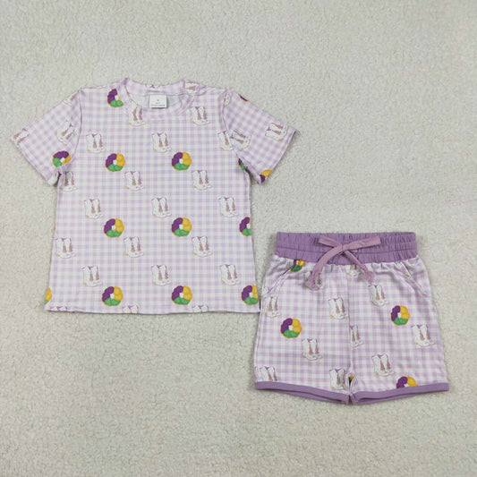 Mardi Gras Short Sleeve Set GSSO2740