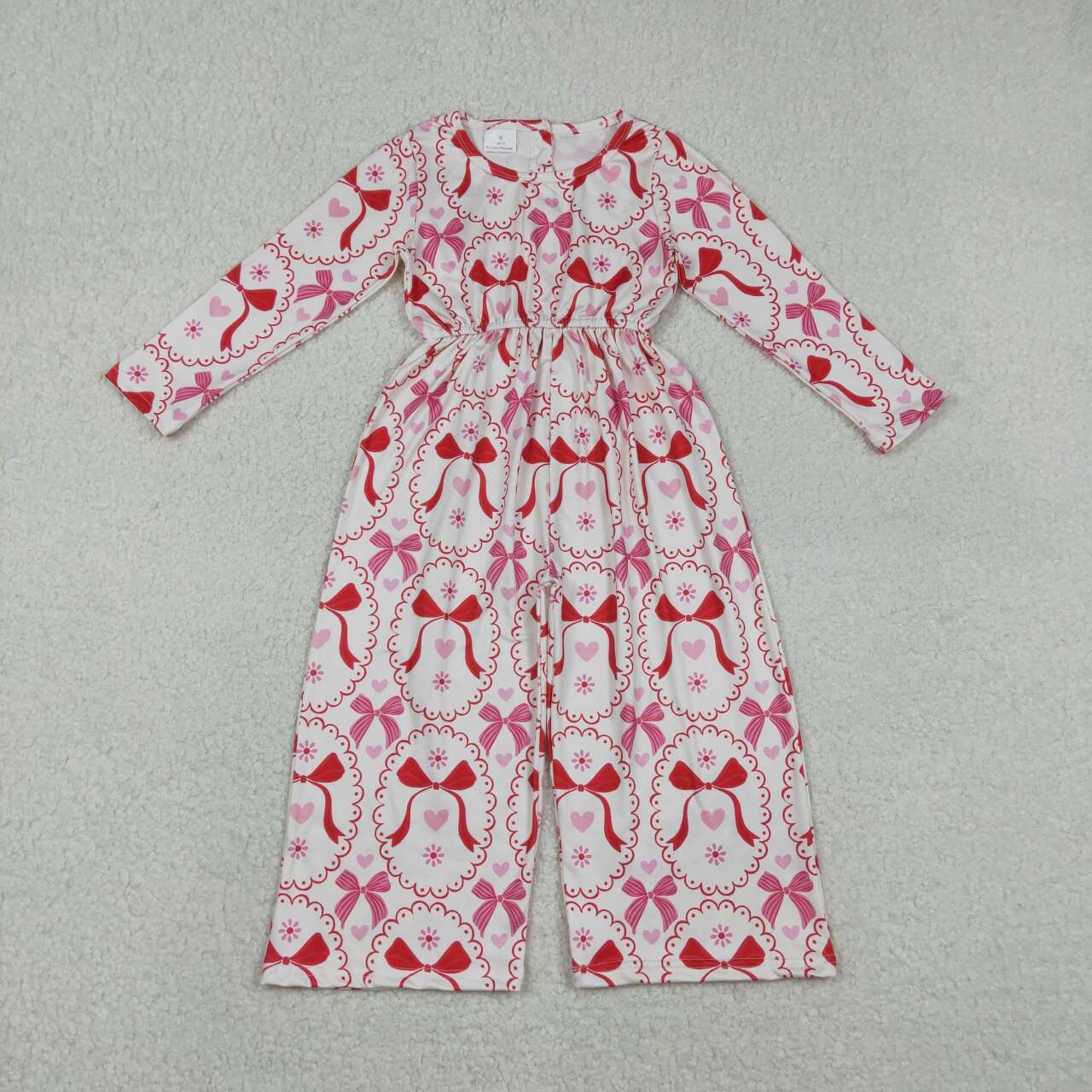 Valentine's Day Hearts Long sleeve Jumpsuit LR2713