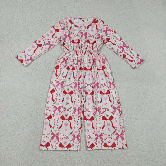 Valentine's Day Hearts Long sleeve Jumpsuit LR2713