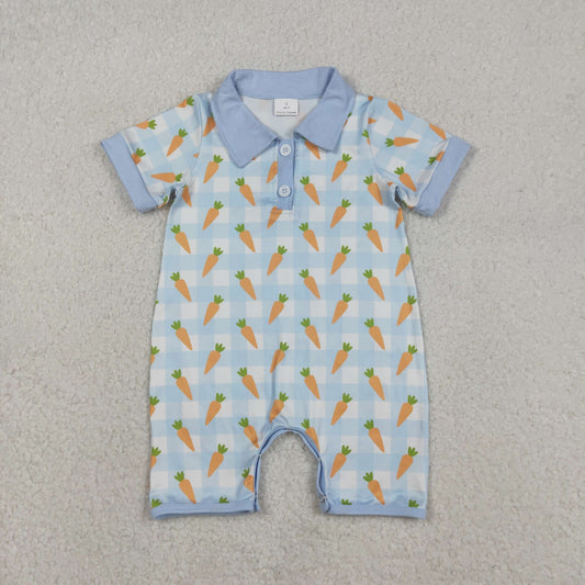 Easter carrot baby Romper  SR3254