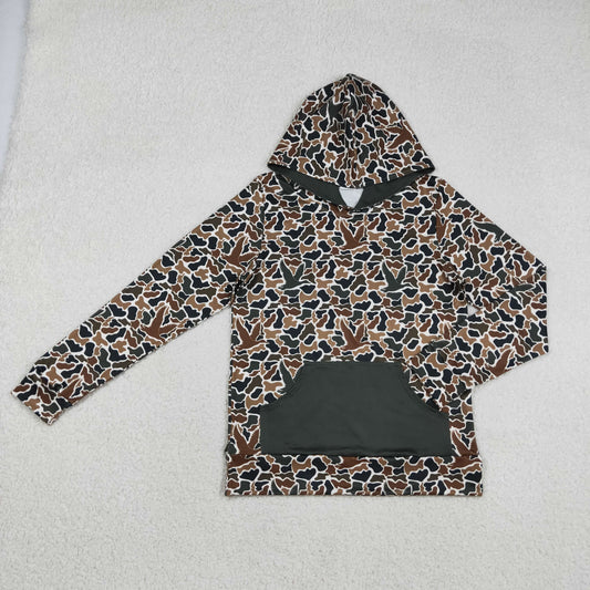 Camo duck hoodies for men