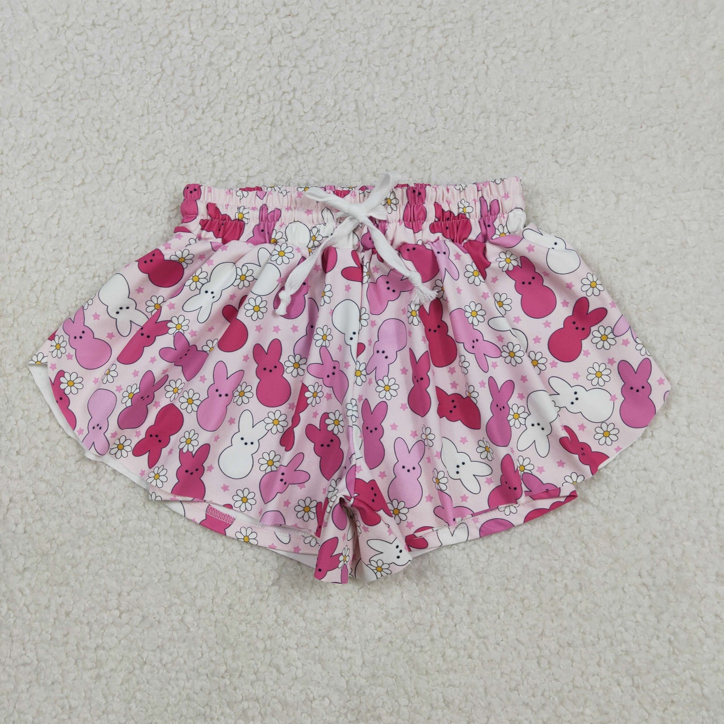 Athletic Easter Bunny girl shorts SS0714