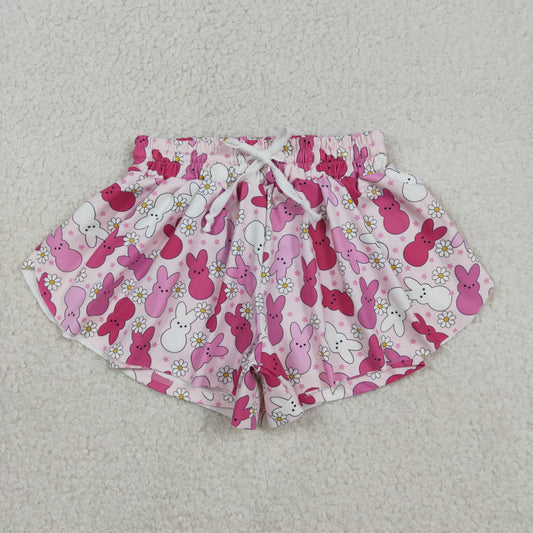 Athletic Easter Bunny girl shorts SS0714