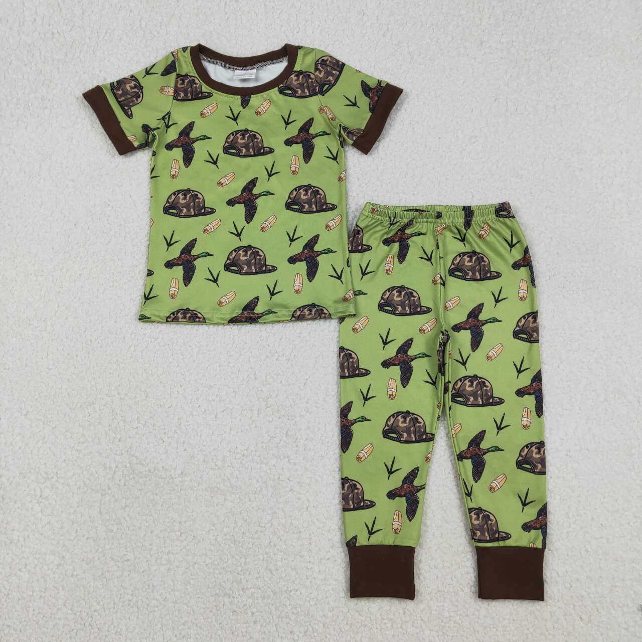 Camo Duck Long-Sleeved Pajamas BSPO0636