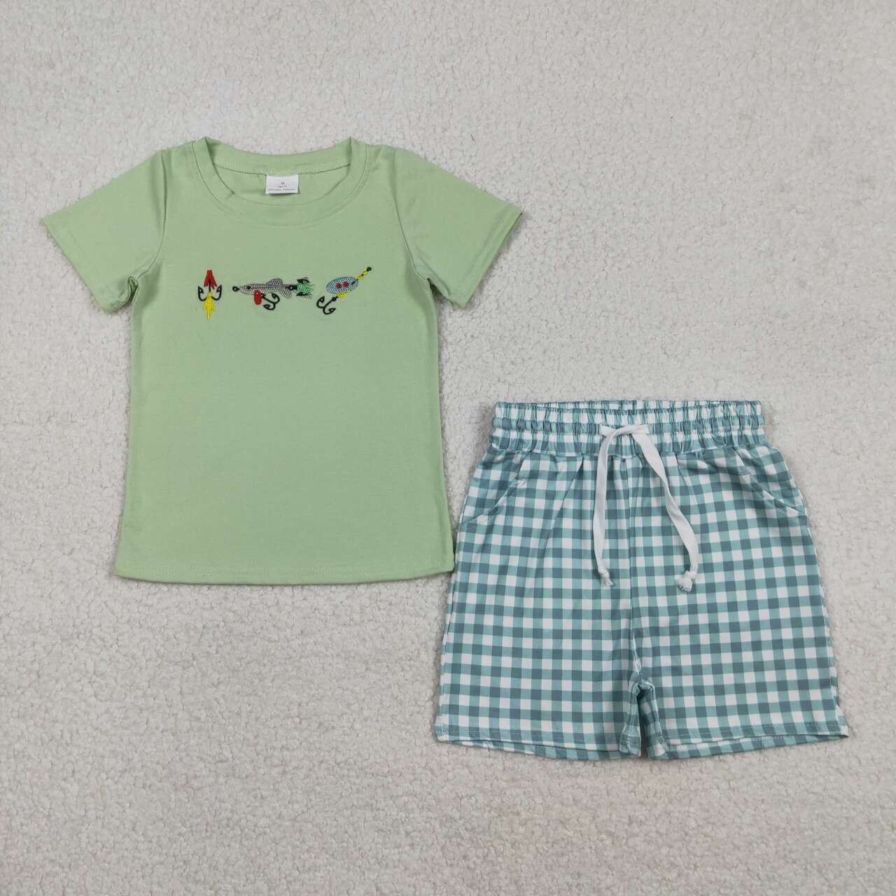 Going Fish Embroidered Boy set BSSO1621