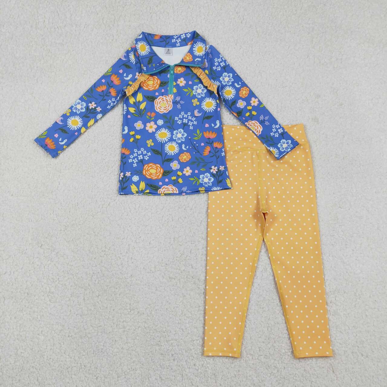 Blue floral Girls Set GLP2736