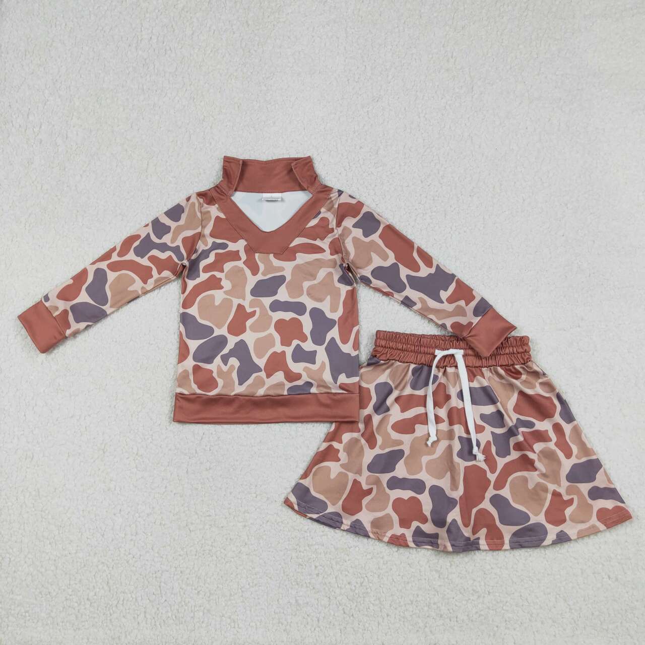 Camo girls skort set GLD1476