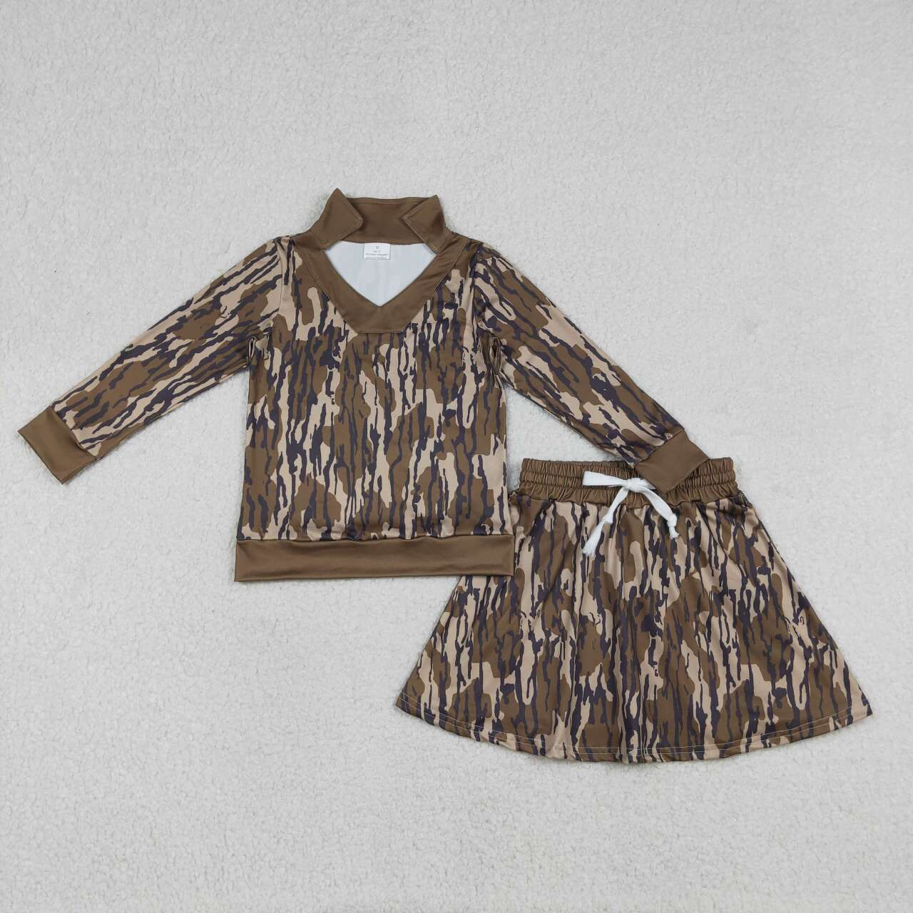 Camo girls skort set GLD1478