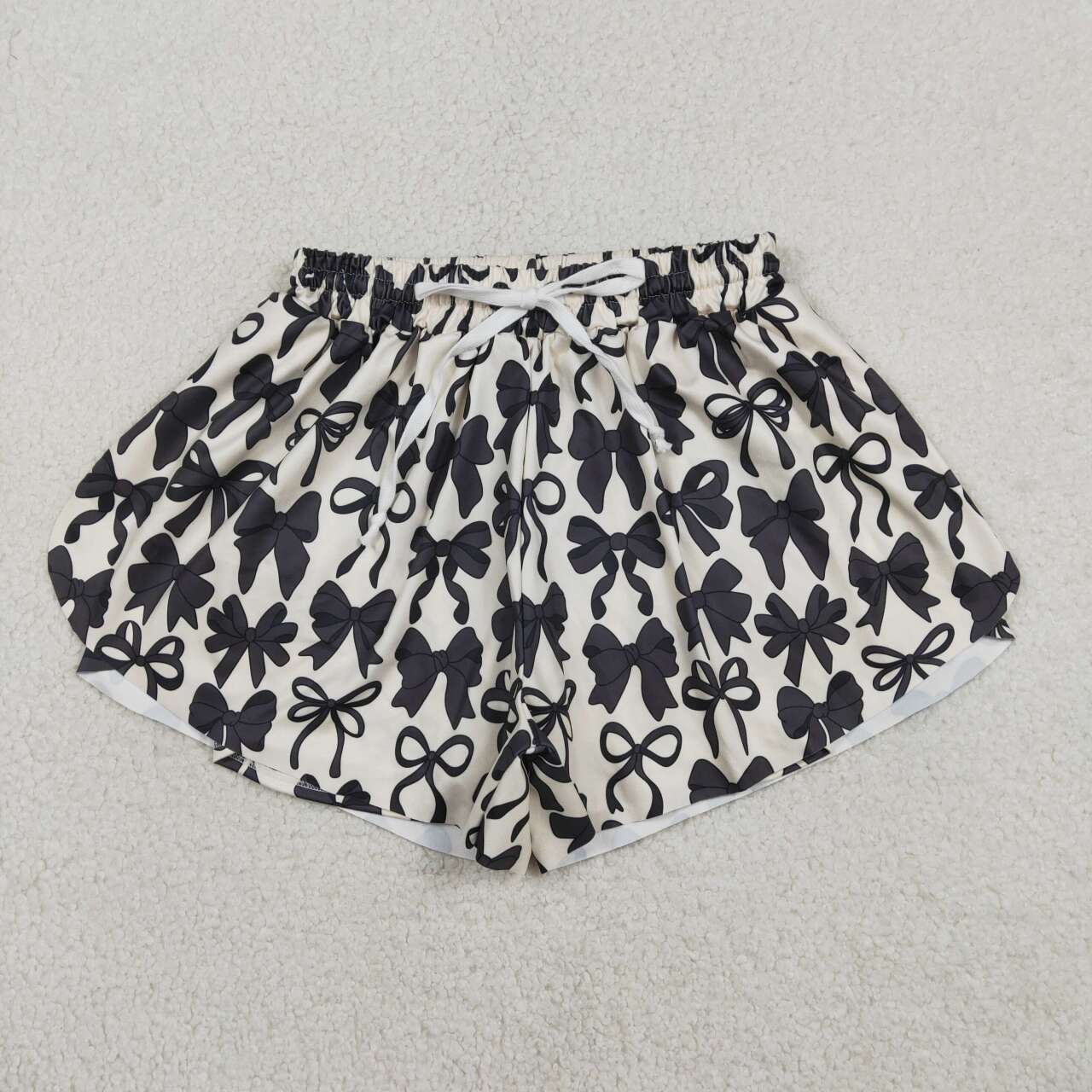 Adult Women Black Bow Short SS0765