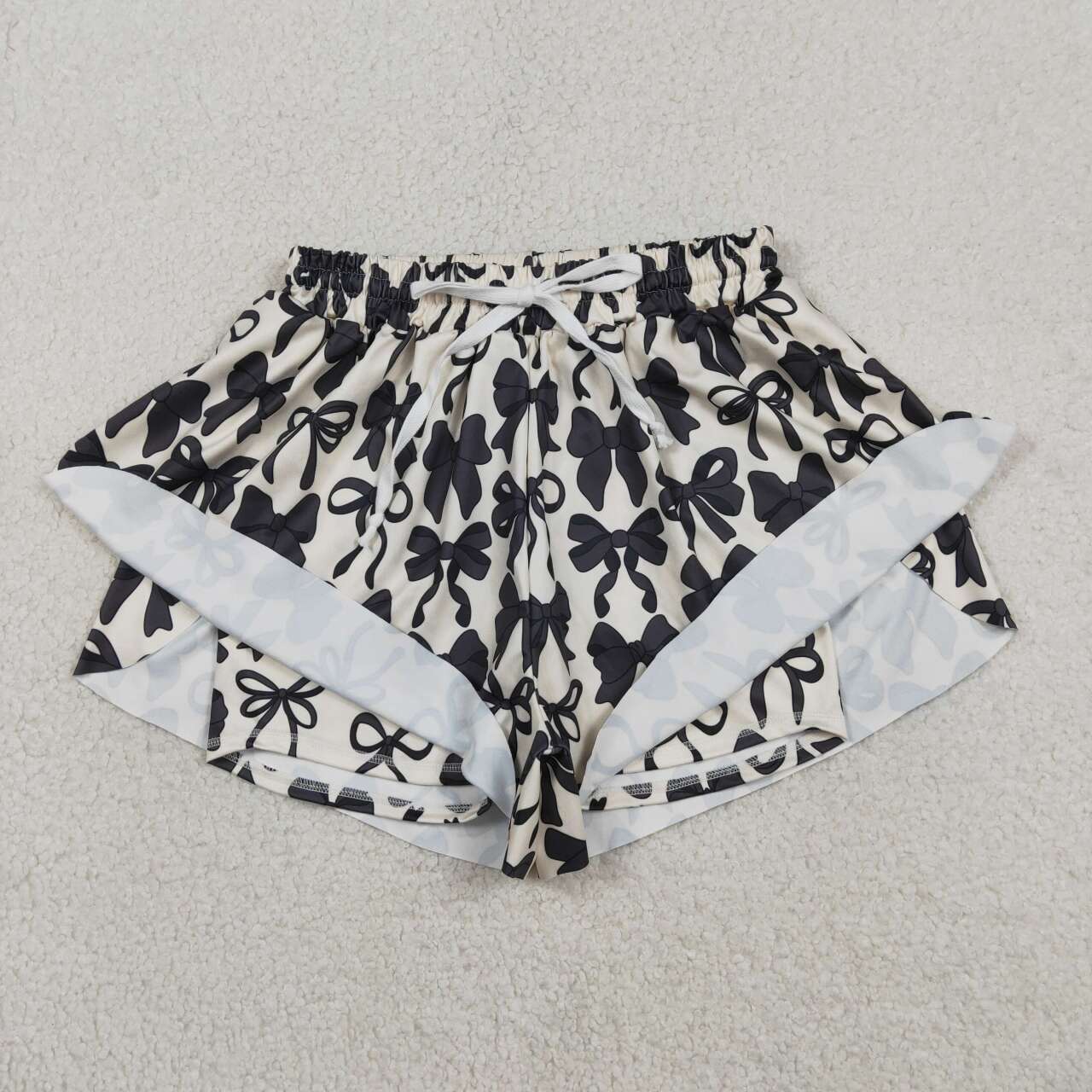 Adult Women Black Bow Short SS0765