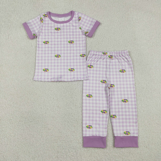 Mardi Gras Donut short-sleeved pajamas BSPO0630