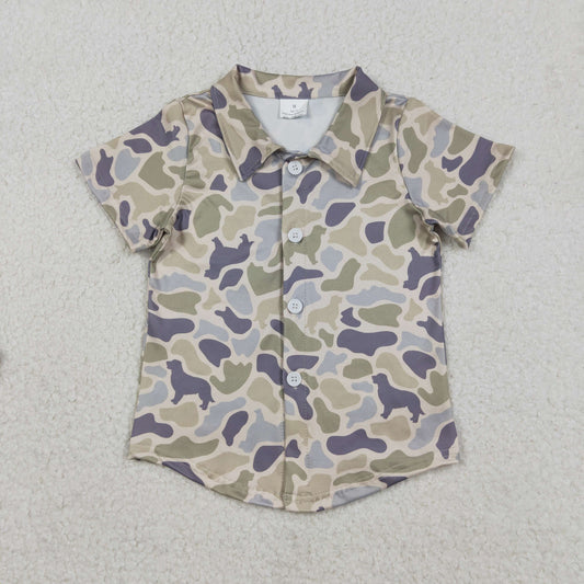 Camo Button Shirt BT1563