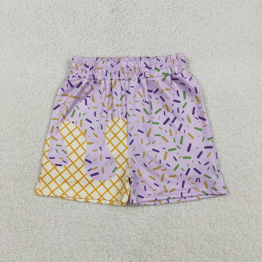 Purple baseball ice cream boys Short SS0653