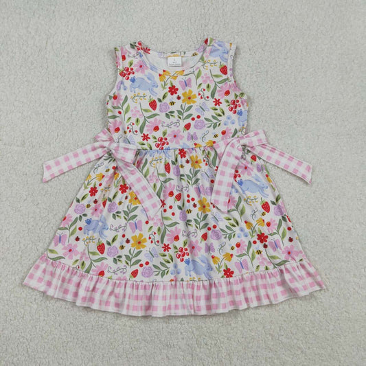 Floral sleeveless Girls Dress GSD3405