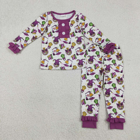 Mardi Gras Long Sleeve pajamas GLP2113