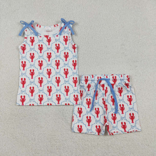 Summer Lobster sleeveless Girls Set  GSSO3005