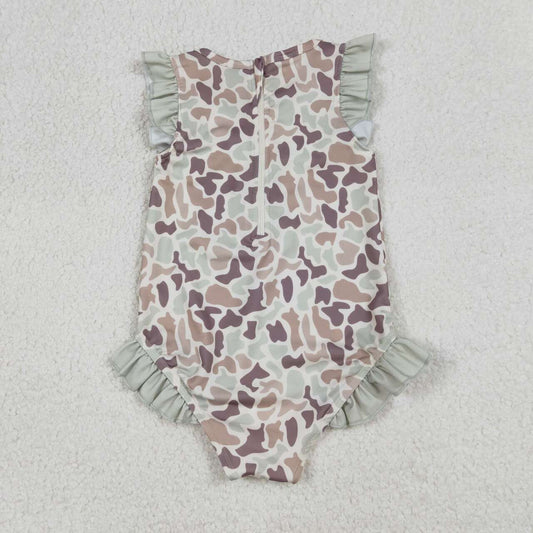 Camo print girl Swimsuit SO595